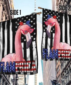 flamingo flag flamerica american flag qtr222f 6033