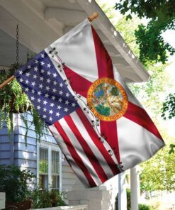 florida &amp american flag 8375