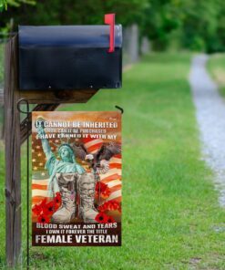 forever the title female veteran flag 3150