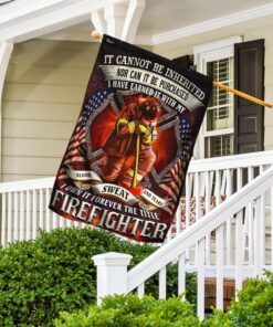 forever the title firefighter flag 3848