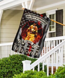 forever the title firefighter flag 4507