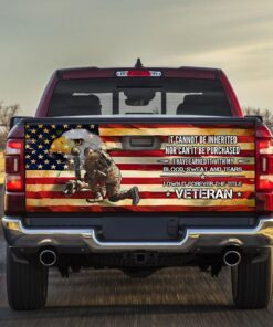 Forever The Title Veteran Truck Tailgate Decal Sticker Wrap