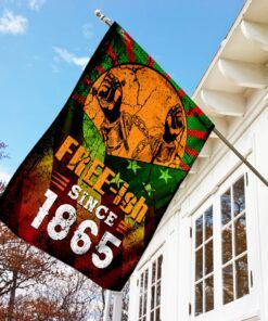 free ish since 1865 juneteenth flag 5555