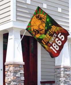 free ish since 1865 juneteenth flag 7927