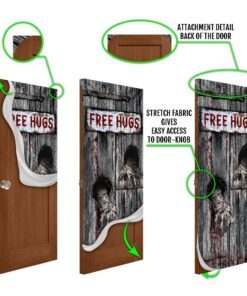 free hugs halloween door cover haunted house bnn506d 5537