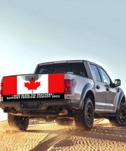 freedom convoy 2022, truckers for freedom, canadian trucker, mandate freedom, support trucker truck tailgate decal sticker wrap thn3751td 4143