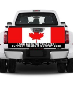 freedom convoy 2022, truckers for freedom, canadian trucker, mandate freedom, support trucker truck tailgate decal sticker wrap thn3751td 6094