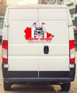 freedom convoy 2022, we the fringe truck wrap, i stand with truckers 2022 vehicle wrap dhp3293vw 7280