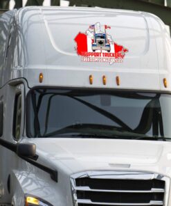 freedom convoy 2022, we the fringe truck wrap, i stand with truckers 2022 vehicle wrap dhp3293vw 7680