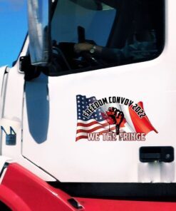 Freedom Convoy 2022, We The Fringe Truck Wrap, Support Truckers Vehicle Wrap DBD3308VW