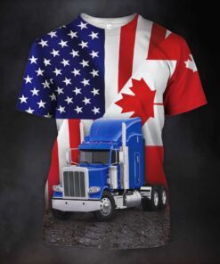 freedom convoy 2022 3d t shirt, truckers for freedom, canadian truckers, mandate freedom qnn703ts 1651