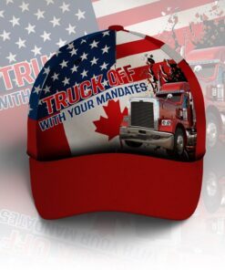 Freedom Convoy 2022 Baseball Cap Truck Off With Your Mandates BNT508BC