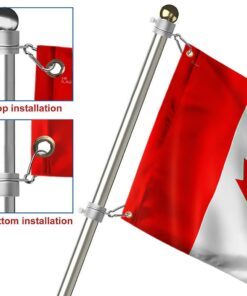 freedom convoy 2022 canadian &amp american grommet flag thank you truckers dbd3266gfv2 5571
