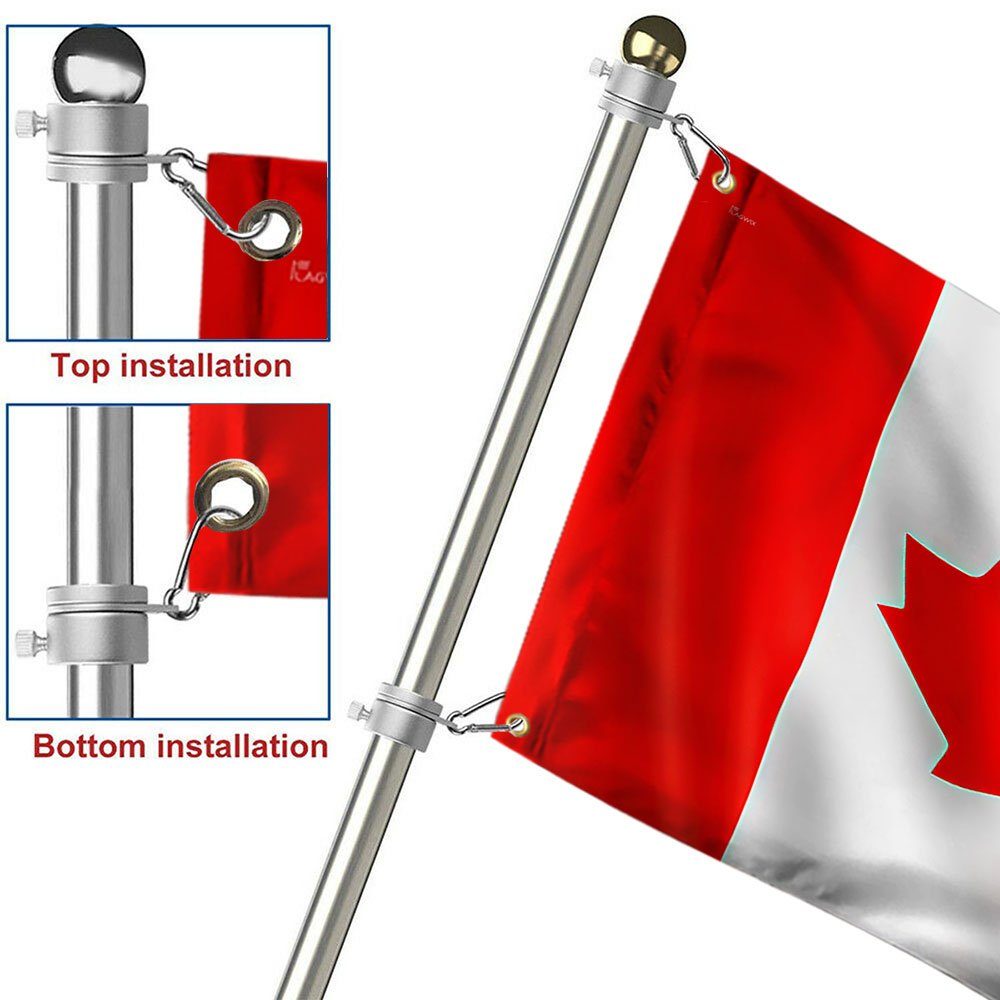 Freedom Convoy 2022 Canadian & American Grommet Flag Thank You Truckers DBD3266GFv2 - Image 5