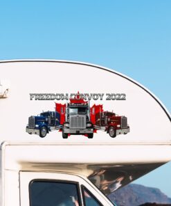 freedom convoy 2022 canadian trucker truck wrap bnt495vw 5002