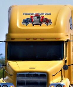 freedom convoy 2022 canadian trucker truck wrap bnt495vw 8445