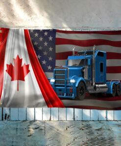 freedom convoy 2022 grommet flag, truckers for freedom, canadian trucker, mandate freedom, support trucker canada usa qnh03gf 5126