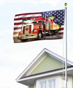 freedom convoy america canada flag truckers for freedom. mandate freedom american canadian truck grommet flag thh3750gfv1 3222