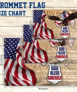 freedom patriotic us grommet flag god bless america ddh3098gf 3229