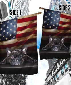 french bulldog american flag 2304