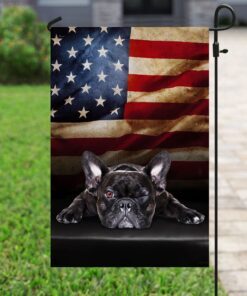 french bulldog american flag 3390