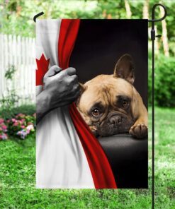 french bulldog lover canadian flag trl1296f 1983
