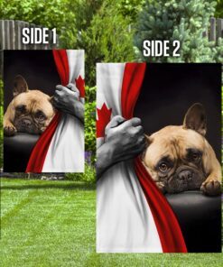 french bulldog lover canadian flag trl1296f 2119