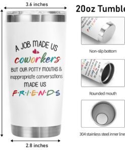 friends coworker funny 20oz tumbler 8773