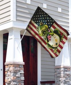 frog american flag 3856