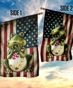 frog american flag 5128