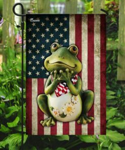 frog american flag 7240
