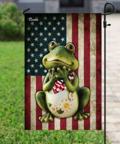 frog american flag 7793