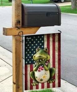 frog american flag 8412