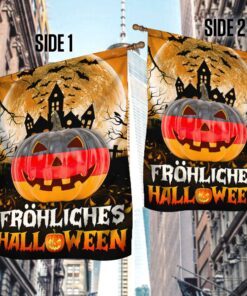 fröhliches halloween german flag pumpkin home decor qnn593fv2 3883