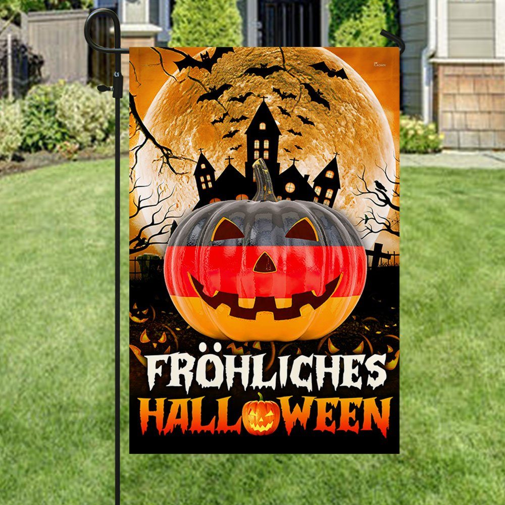 Fröhliches  Halloween German Flag Pumpkin Home Decor QNN593Fv2 - Image 5
