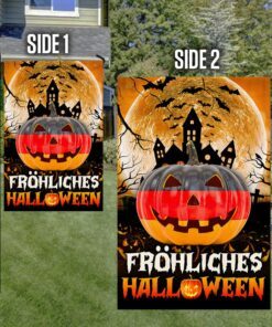 fröhliches halloween german flag pumpkin home decor qnn593fv2 8404