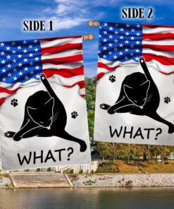 funny cat what american flag tqn1402f 1032