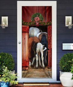 funny family horse 2 door cover 5646