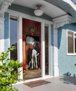 funny family horse 2 door cover 5822