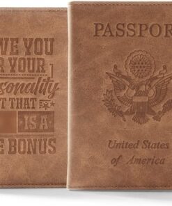 Funny Gifts for Husband Boyfriend Couple, I Love You For Your Personality Passport Cover