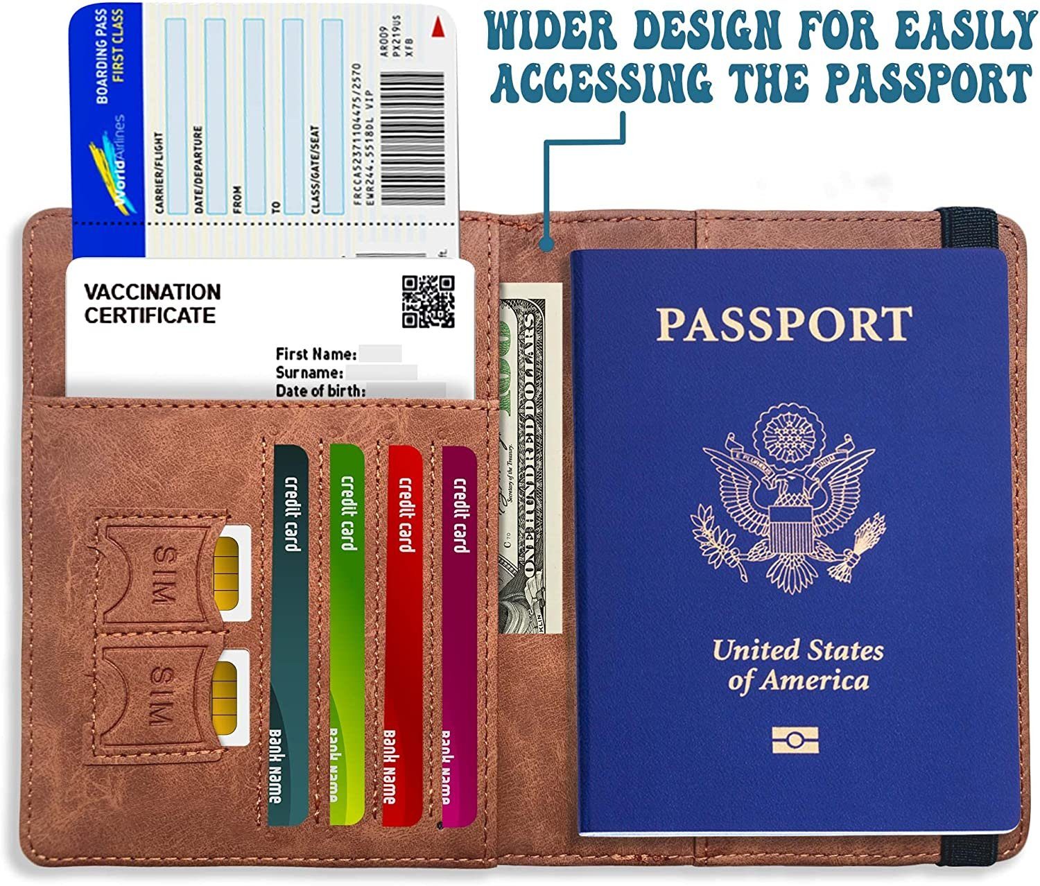 Funny Gifts for Husband Boyfriend Couple, I Love You For Your Personality Passport Cover - Image 4