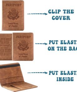 funny gifts for husband boyfriend couple, i love you for your personality passport cover 3245