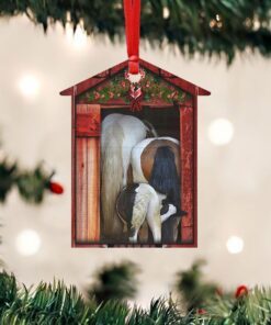 funny horse family christmas ornament bnn592ov1 7068