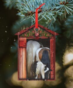 funny horse family christmas ornament bnn592ov1 8003