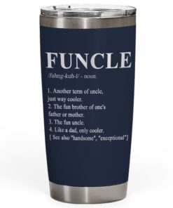 Funny Tumbler For Uncle 20oz Funcle Tumbler