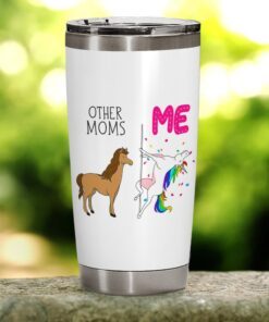funny unicorn mom 20oz tumbler 1588