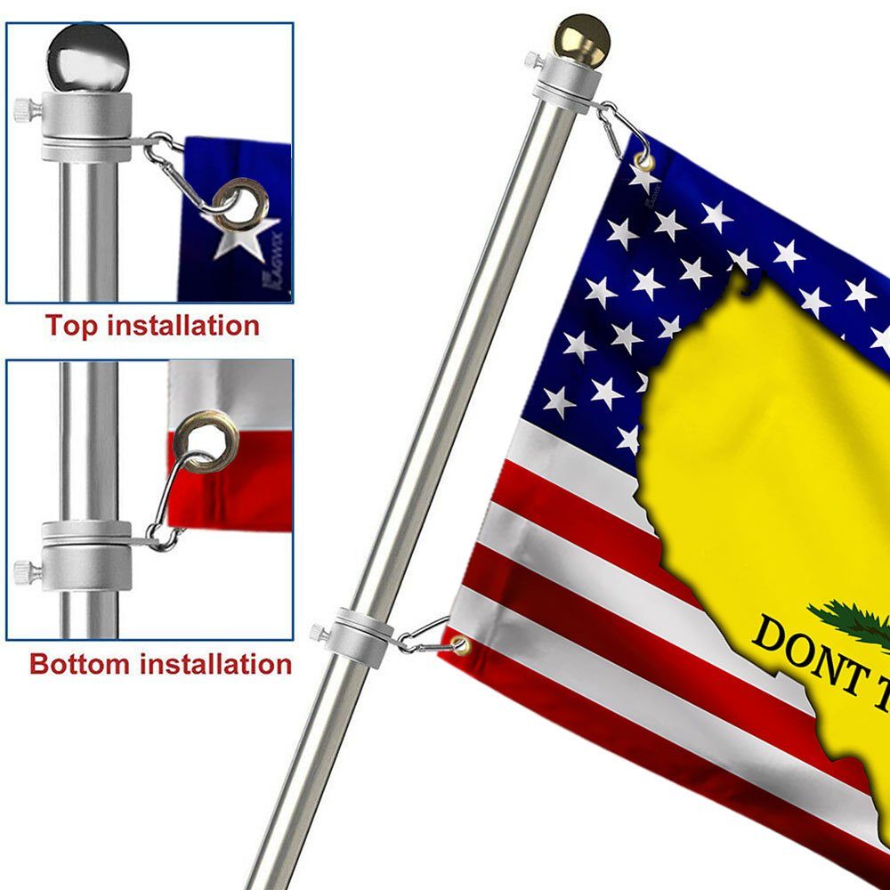 Gadsden Flag Don't Tread On Me American Grommet Flag QNN828GF - Image 6