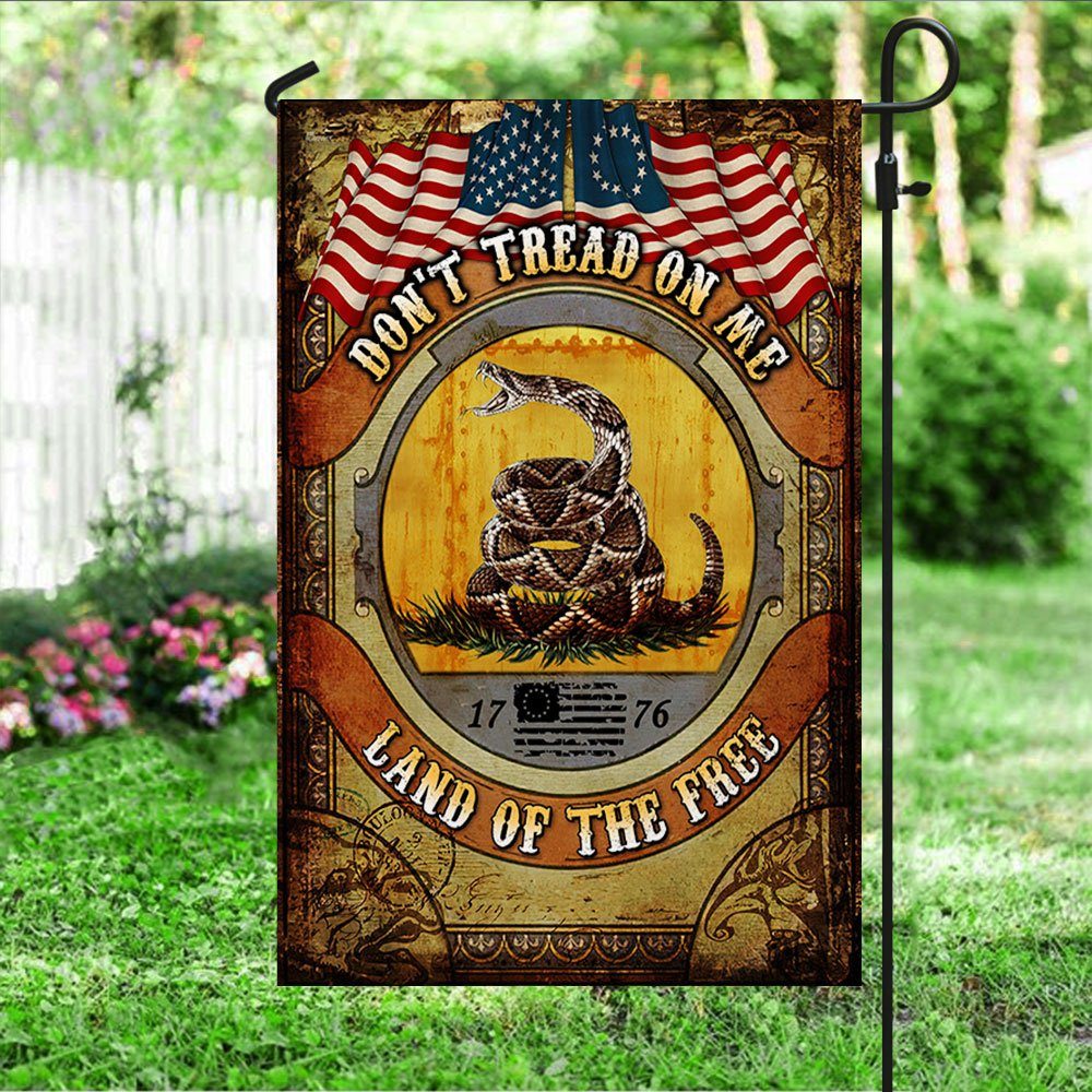 Gadsden Flag Don't Tread On Me Land of The Free LHA1717F - Image 4