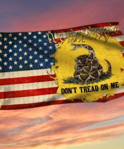 Gadsden Flag Don’t Tread On Me American Grommet Flag QTR233GF