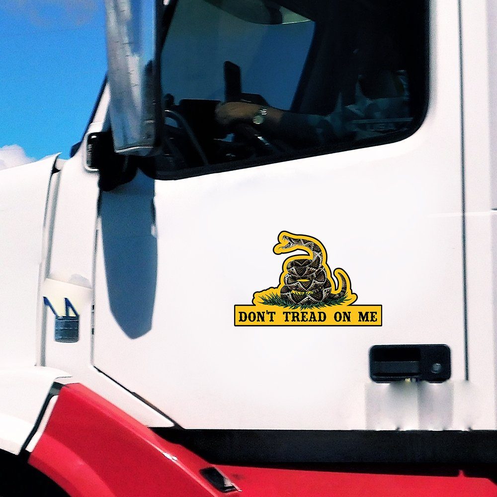 Gadsden Truck Wrap, Vehicle Wrap Don't Tread On Me Second Amendment TRV1810WV